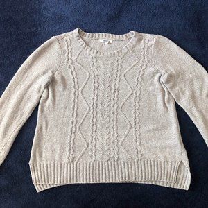 BB Dakota Grey Plush Sweater